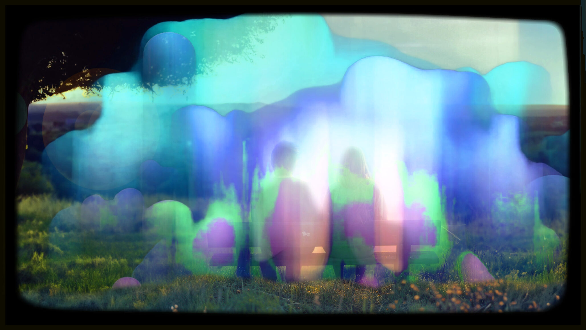 Link to Participant Sixty-five's private page. A video of inky blackness envelops the screen, with vibrant, glowing shapes that morph like liquid light. Swirling hues of royal purple, blushing pink, cerulean blue and molten gold paint an ethereal landscape. The ever-changing form evokes emotions unexplored.