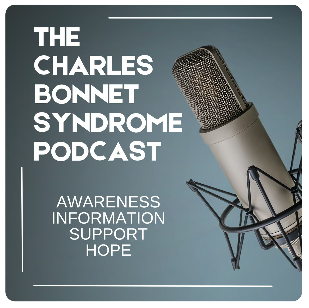 INformation from the CBS podcast website. This podcast is for people with Charles Bonnet Syndrome (CBS), their caregivers, and allies. It's a space to offer awareness, information, support and hope.... Host Shaimond Foye and occasional co-hosts interview people with CBS, their caregivers, ambassadors, PhDs, and medical professionals. We also explore broader topics relevant to the visually impaired community, providing helpful information and resources. Hosts and guests share their insights and research as we all work together to make a positive difference in the lives of people living with this condition.